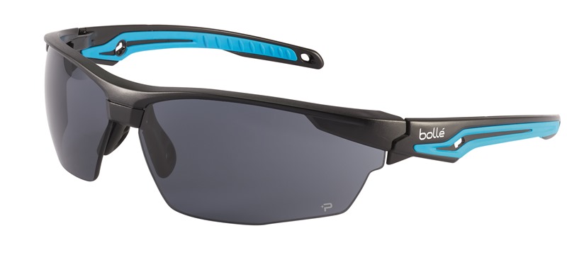 bolle safety Bügelbrillen Typ TRYON mit einstellbaren, rutschfesten Nasensteg, flexible Bi-Material Bügel, Ultraumschließend, Kratzfest, Beschlagfrei – Bild 4