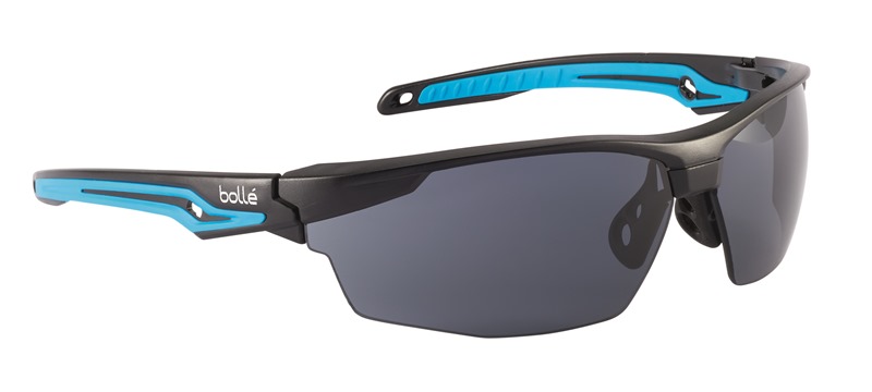 bolle safety Bügelbrillen Typ TRYON mit einstellbaren, rutschfesten Nasensteg, flexible Bi-Material Bügel, Ultraumschließend, Kratzfest, Beschlagfrei – Bild 3