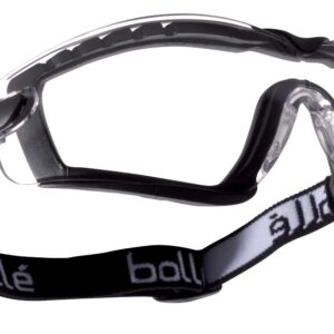 bolle safety Vollsichtschutzbrillen COBFSPSI Tpy Cobra mit Panoramasicht, neigbare Gläser, verstellbare und abnehmbare Bügel, Kratzfest, Beschlagfrei