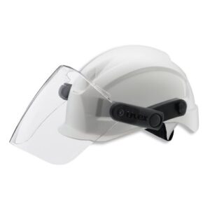 uvex Gesichtschutzschirme Modell 9906 pheos Visier kombinierbar mit Schutzhelmen, Hochklappmechanismus mit Parkposition, Beschlagfrei, Chemikalienbeständig