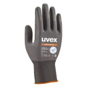 uvex Schutzhandschuhe phynomic lite mit Polymer Imprägnierung für trockene bis leicht feuchte Einsatzbereiche, leicht, Lebensmitteltauglich, Hautverträglich, Schadstofffrei