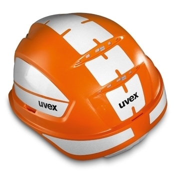uvex pheos reflex set L für alle uvex pheos B Schutzhelme, Schutzhelm mit stark reflektierendem Aufkleberset – Bild 2