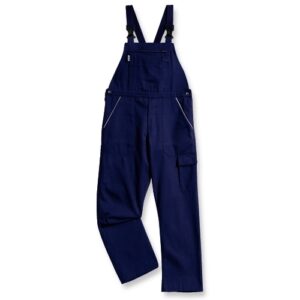 uvex Berufsbekleidung extra Herren Latzhose Modell 521 aus 100% Baumwolle mit elastischen Trägern und verstellbaren Steckschließen, Größen 40/42 bis 64/66 und 90/94 bis 106/110