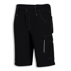 uvex Berufsbekleidung new worker Herren Bermuda Modell 3835 mit elastischem Gummizug hinten, Größen 44 bis 66