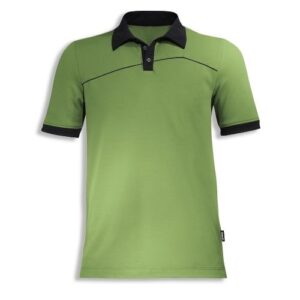 uvex Berufsbekleidung perfeXXion Poloshirt Modell 7935 mit Dreier-Knopfleiste, Kragen und Ärmelbündchen in Kontrastfarbe, Größen XS bis 6XL