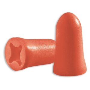uvex Gehörschutz com4-fit Einweggehörschutzstöpsel, light orange, 33 dB Dämmung, für schmale und kleinere Gehörgänge, für extrem lärmbelasteten Umgebungen