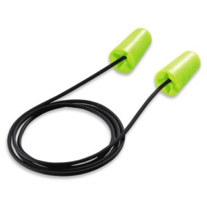uvex Gehörschutz x-fit Einweggehörschutzstöpsel für extrem lärmbelasteten Umgebungen, ergonomisch vorgeformt, lime, 37 dB Dämmung