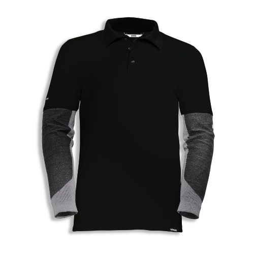 uvex Schutzbekleidung cut doubleflex Poloshirt Modell 7908 mit Schnittschutzärmeln, höchste Schnittschutzklasse, Größen S bis 3XL – Bild 2