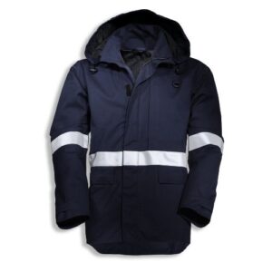 uvex Schutzbekleidung protection perfect multi function Flammschutzparka Modell 624 marine, Wind- und Wasserdicht, Größen S bis 3XL